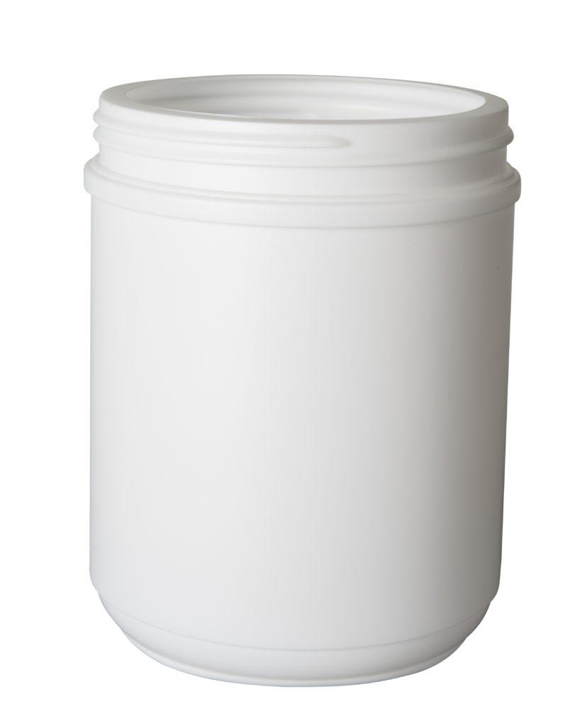 100 mm 5 TPI Single Lead HDPE Canisters 32 oz Priority Plastics