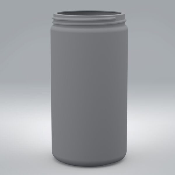 89 mm 5 TPI Single Lead SP400 HDPE Canisters - 40 oz (Straight Wall)
