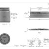 110 mm Single Lead 5 TPI HDPE Jar - 50 oz (1500cc) (Straight Wall) - Image 2
