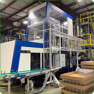 A view of one of our many sustainable packaging machines